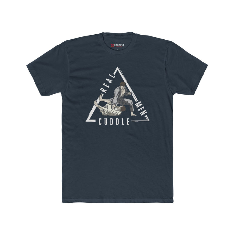 Real Men Cuddle Funny BJJ T Shirt
