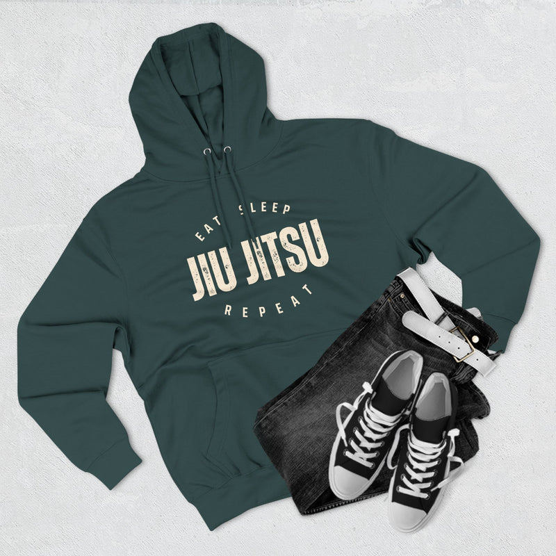 Eat Sleep Jiu Jitsu Repeat Hoodie