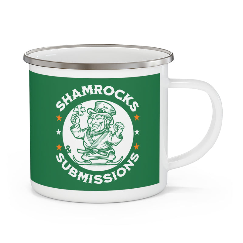 Irish Heritage Enamel Camping Mug