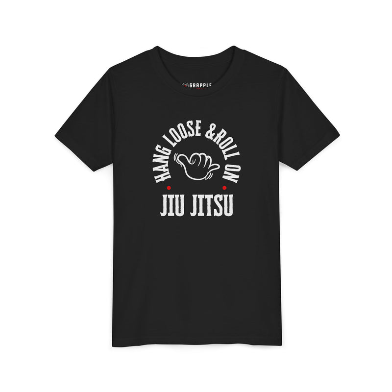 Youth Hang Loose & Roll On Kids Jiu Jitsu T Shirt