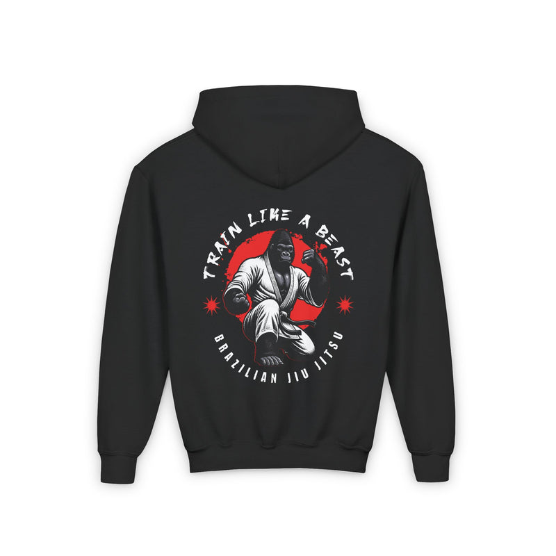 Youth Train Like A Beast Kids Hoodie