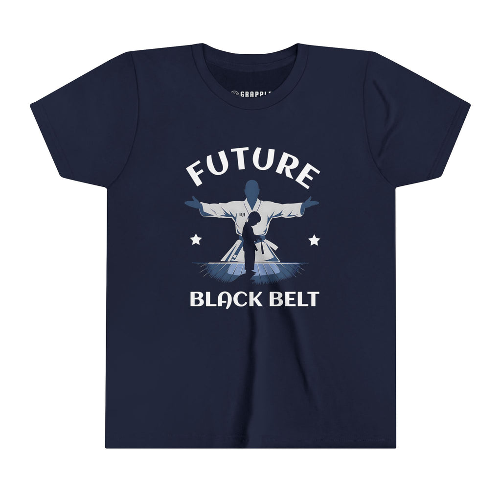 Youth Future Black Belt Kids T Shirt Jiu Jitsu