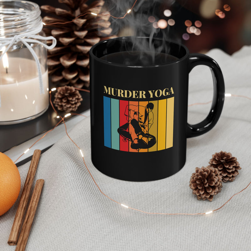 Murder Yoga Coffee Mug