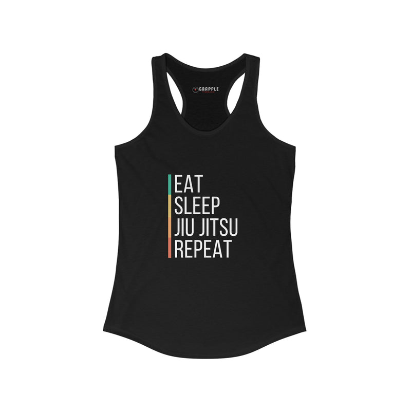 Eat Sleep Jiu Jitsu Repeat Women's Tank Top