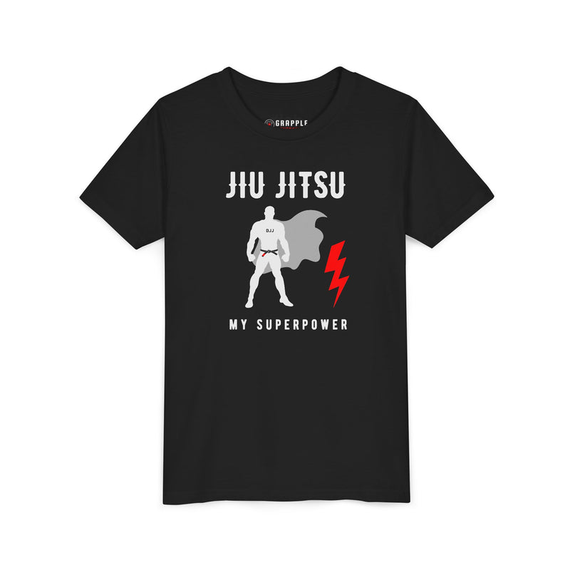 Youth Jiu Jitsu My Superpower Kids T Shirt