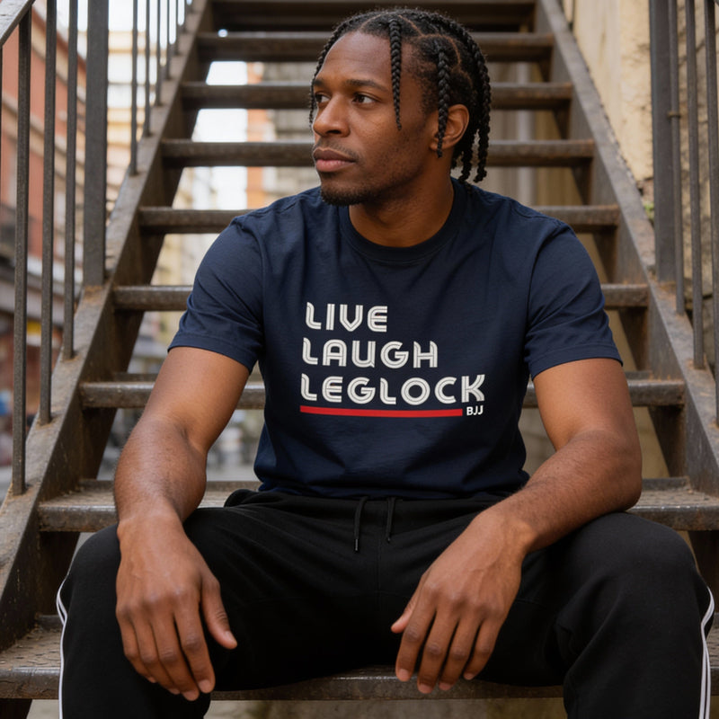 Live Laugh Leglock BJJ T Shirt