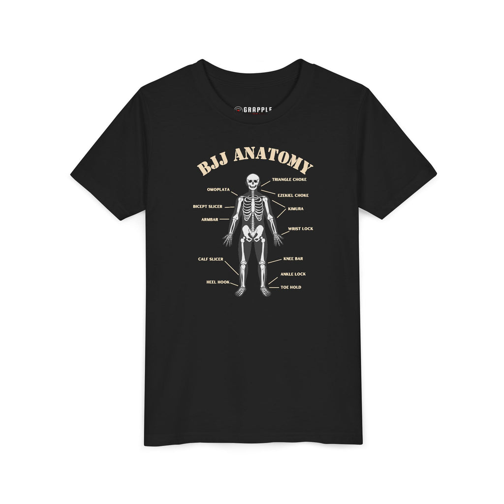 BJJ Anatomy Youth T Shirt