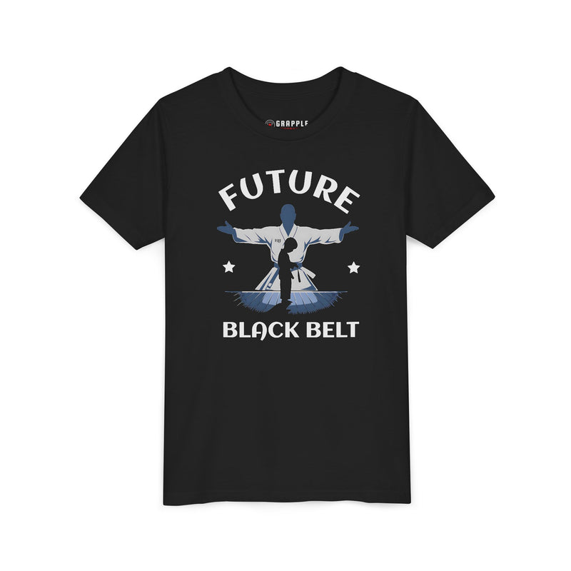 Youth Future Black Belt Kids T Shirt Jiu Jitsu