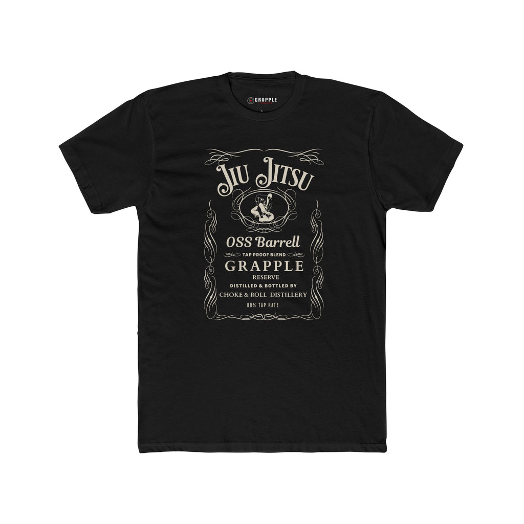 Whiskey Label Jiu Jitsu T Shirt