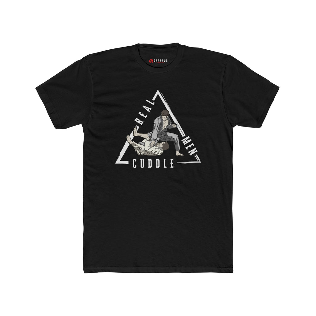 Real Men Cuddle Funny BJJ T Shirt
