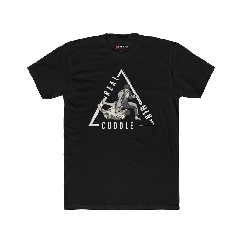 Real Men Cuddle Funny BJJ T Shirt