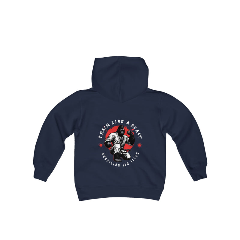 Youth Train Like A Beast Kids Hoodie