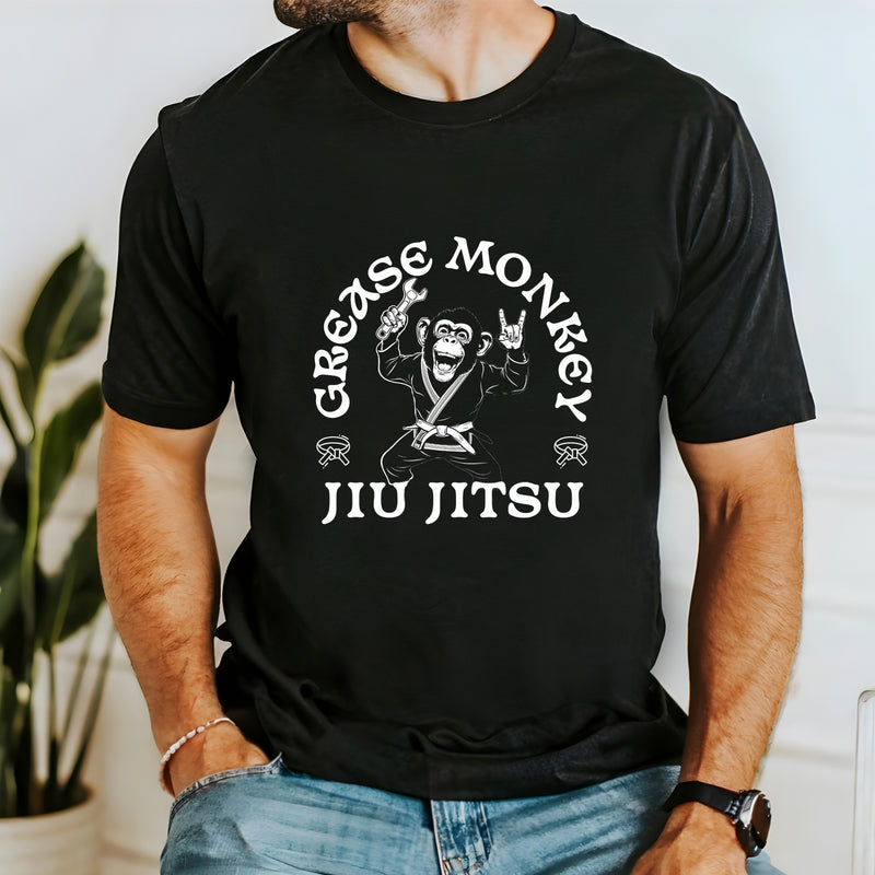 Grease Monkey Jiu Jitsu T Shirt