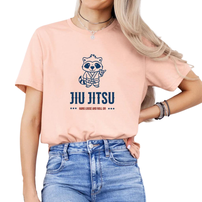 Hang Loose & Roll On Jiu Jitsu T Shirt