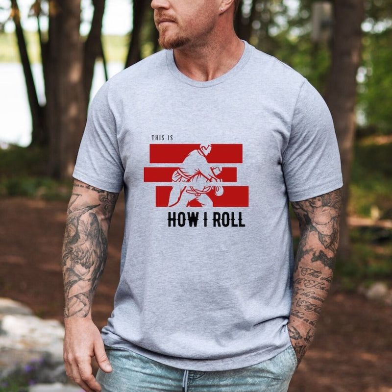 BJJ How I Roll Jiu Jitsu T Shirt