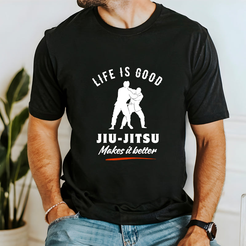 Life Is Good Jiu Jitsu T Shirt