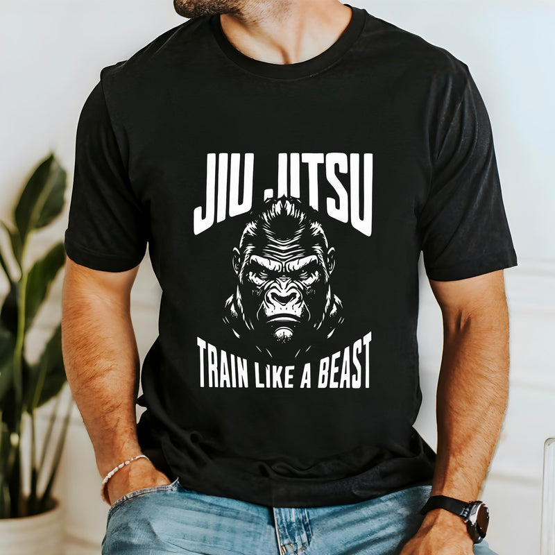 BJJ Train Like A Beast T Shirt