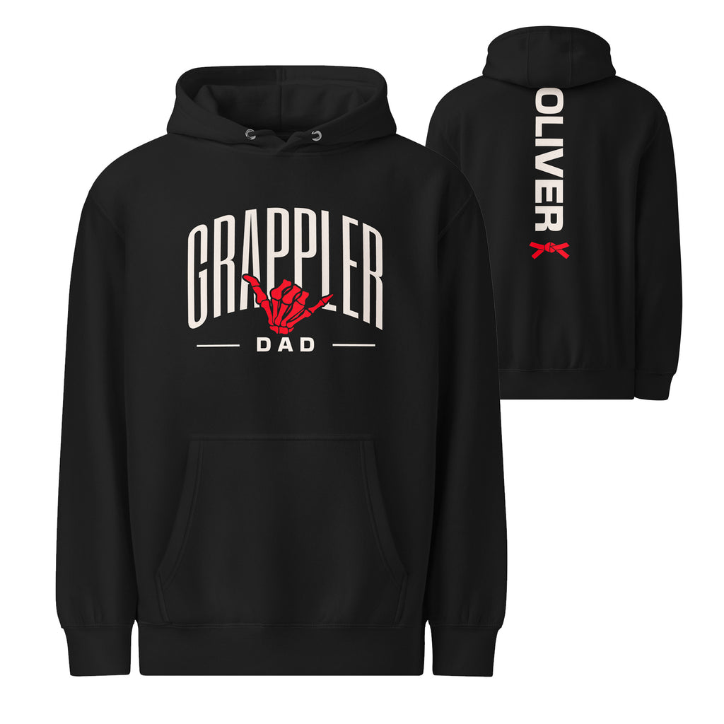 Personalized Grappler Jiu Jitsu Dad T-shirt