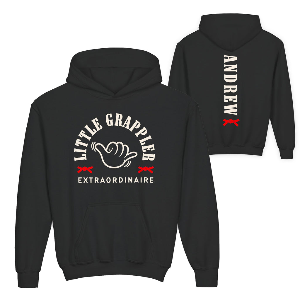 Personalized Little Grappler Kids BJJ Hoodie