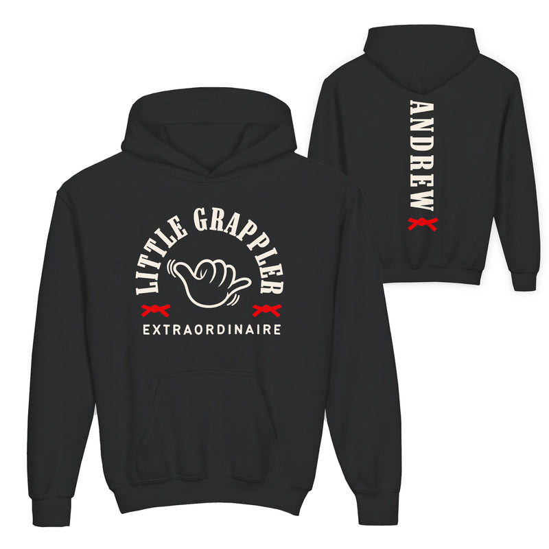 Personalized Little Grappler Kids BJJ Hoodie