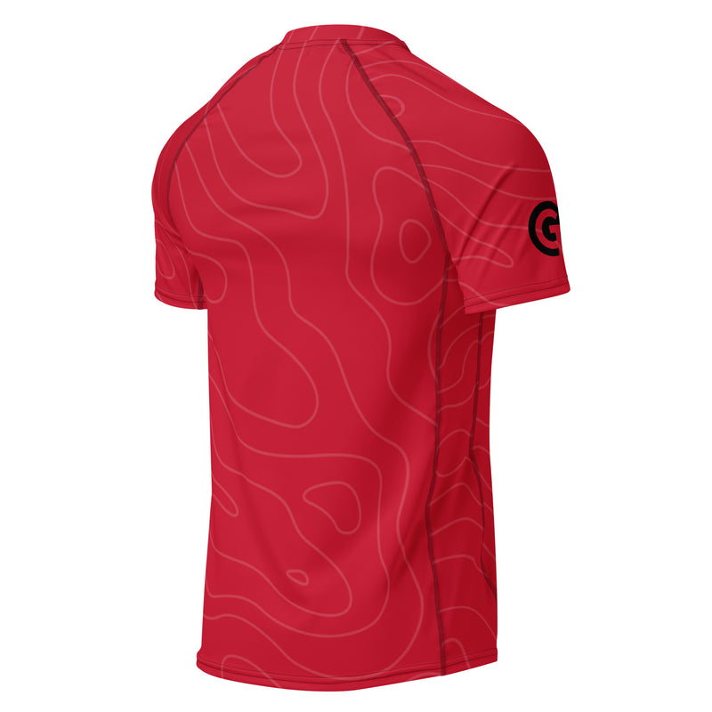 Armbar Enthusiast Men’s Rash Guard Red