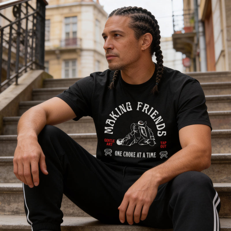Making Friends One Choke At A Time T Shirt