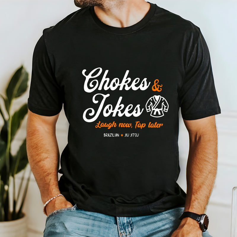 BJJ Chokes & Jokes Jiu Jitsu T Shirt