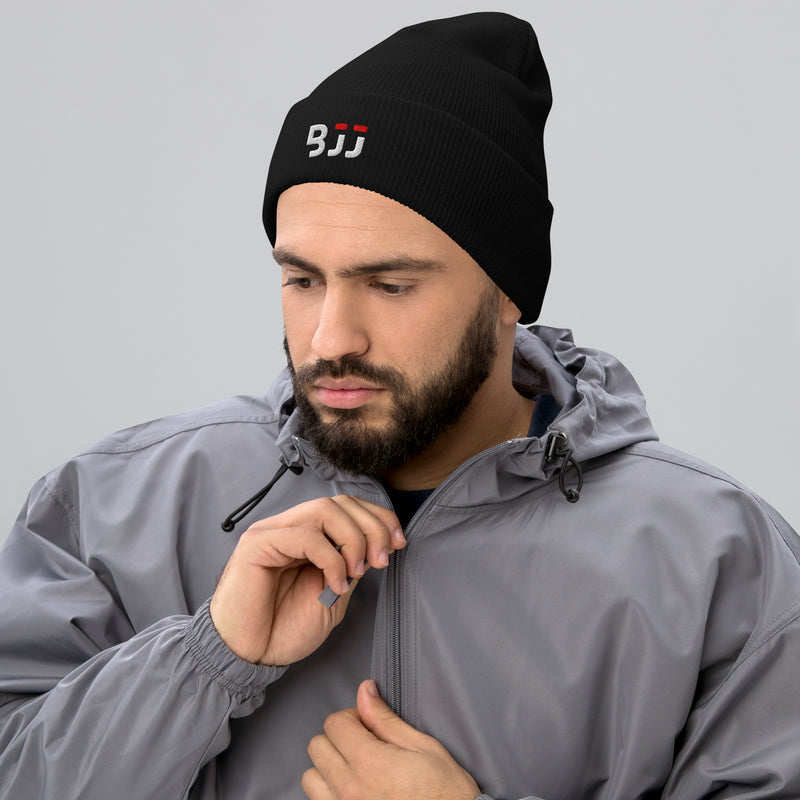 BJJ Embroidered Cuffed Beanie