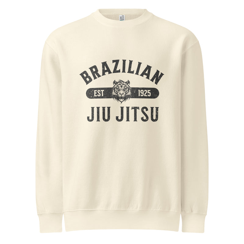 Brazilian Jiu Jitsu Vintage Unisex premium crew neck sweatshirt