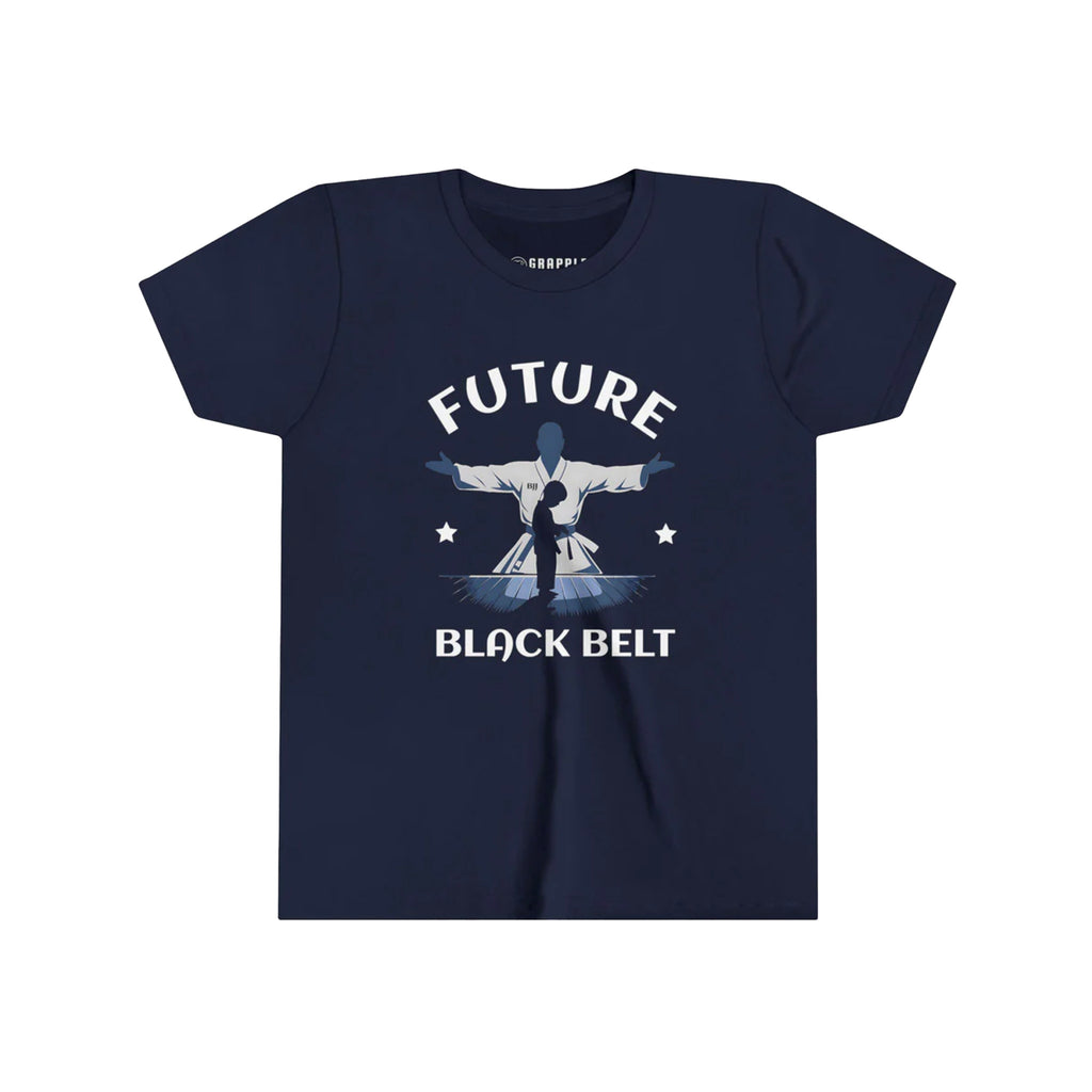 Youth Future Black Belt Kids T Shirt Jiu Jitsu